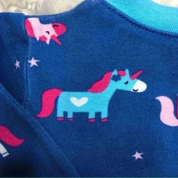 Pekkle Footed Onesie Pajamas Blue/Pink/White Size 3 Months - Picture 14 of 16